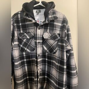 Black and White Plaid Jacket